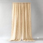 Belgian Flax Linen Curtains — hung at a window