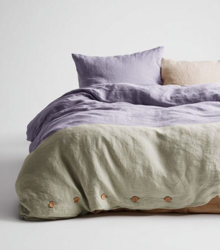 Boho Duvet Covers — on a styled bed