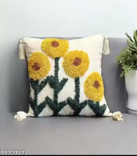Boho Throw Pillows — on a sofa