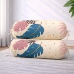 Bolster Pillow Cover — on a sofa