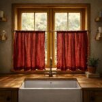 Cafe Curtains — hung at a window