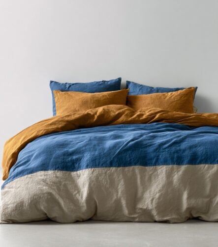California King Quilt — folded on a bed