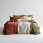 Christmas Bed Sheets — styled on a neatly made bed