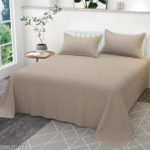 Cotton Bedspread — draped over a bed
