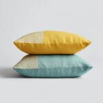 Cotton Pillow Cover — on a sofa