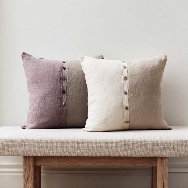 Cotton Pillowcases — on bed pillows