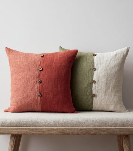 Decorative Pillow Cover — on a sofa