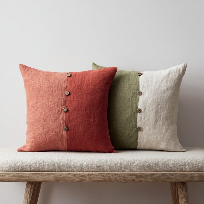Decorative Pillow Cover — on a sofa
