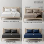 Egyptian Cotton Sheets — styled on a neatly made bed