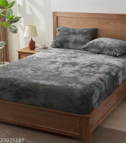 Fleece Bed Sheets — styled on a neatly made bed