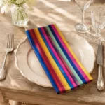 Graduation Napkins — on a celebration table setting