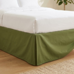 King Bed Skirt — fitted to a bed base