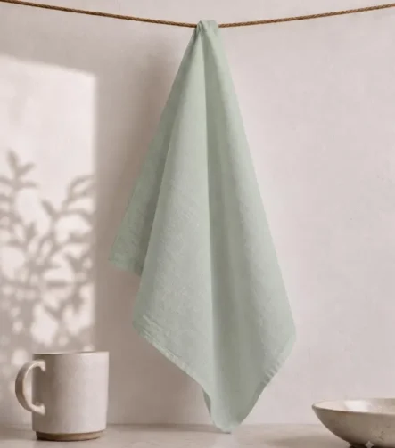 Linen Kitchen Towels — in a kitchen setting