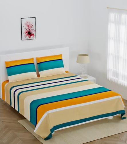 Microfiber Bed Sheets — styled on a neatly made bed