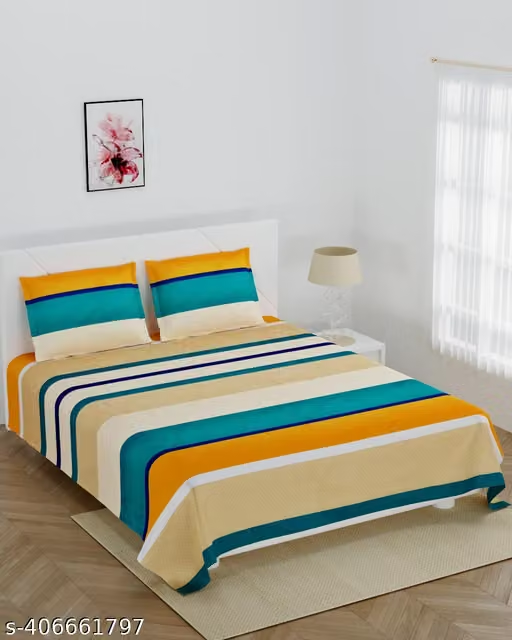 Microfiber Bed Sheets Microfiber Bed Sheets — styled on a neatly made bed