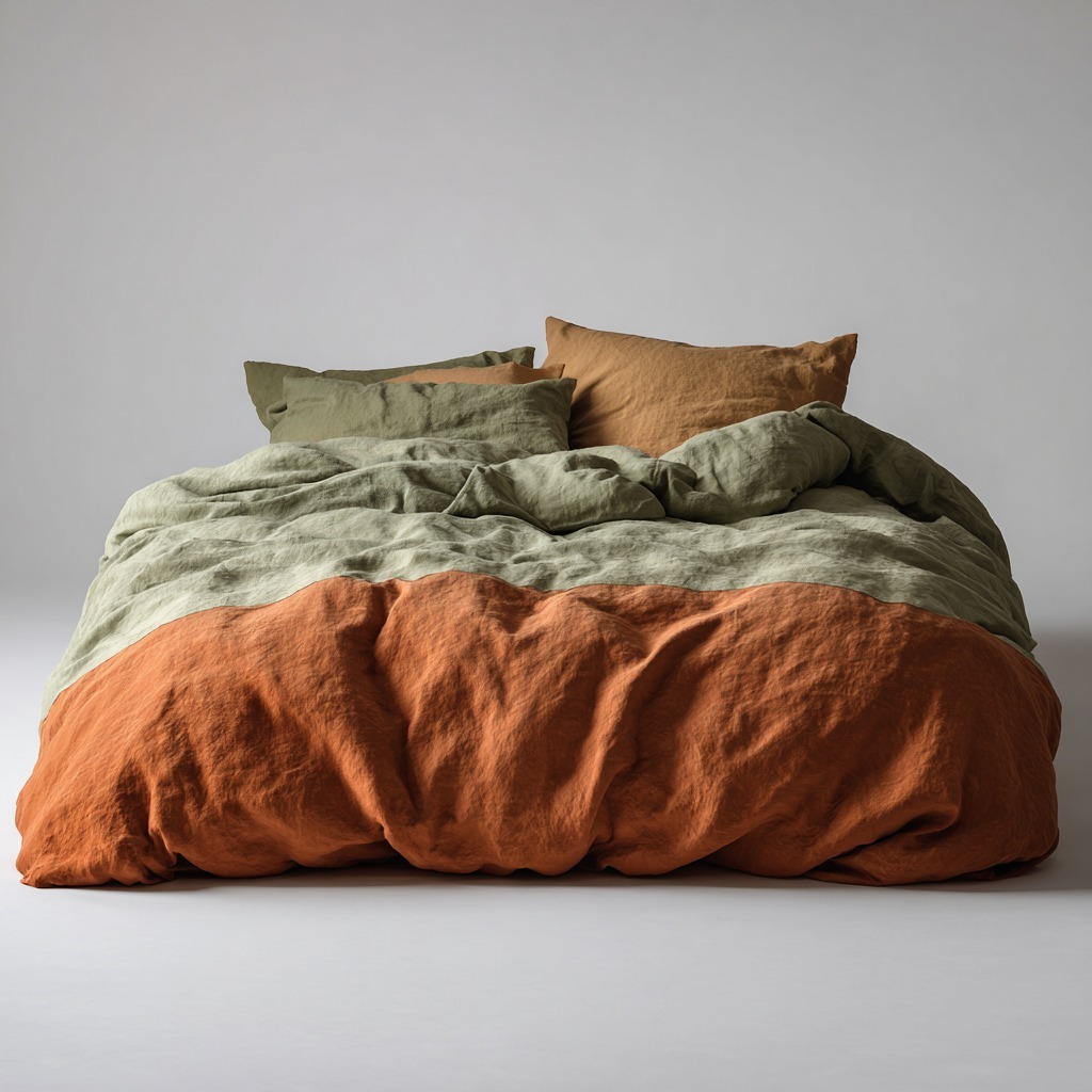 Oversized king bedspread with 26 inch drop on deep pillow-top king mattress
