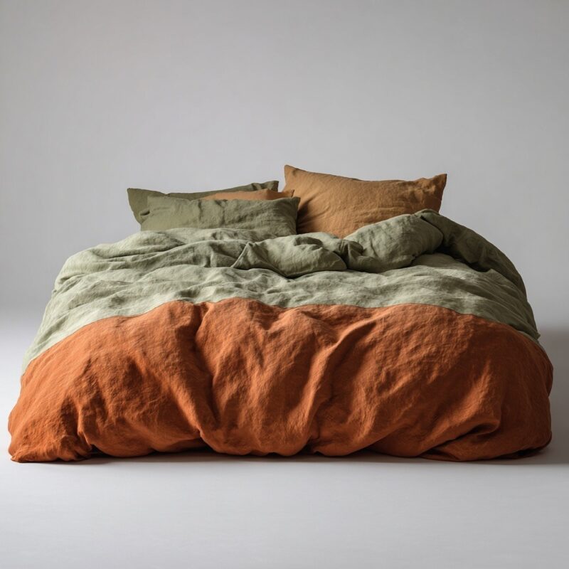 Oversized Queen Duvet Cover — on a styled bed