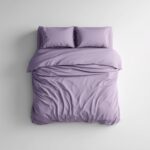 Purple Bed Sheets — styled on a neatly made bed