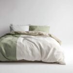 Queen Coverlet — draped over a bed