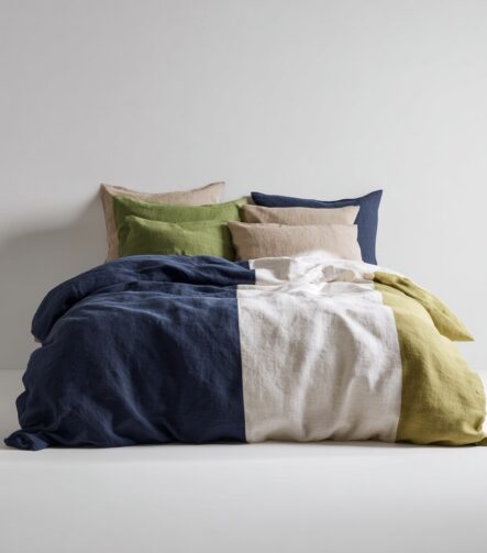 Queen Quilt — folded on a bed