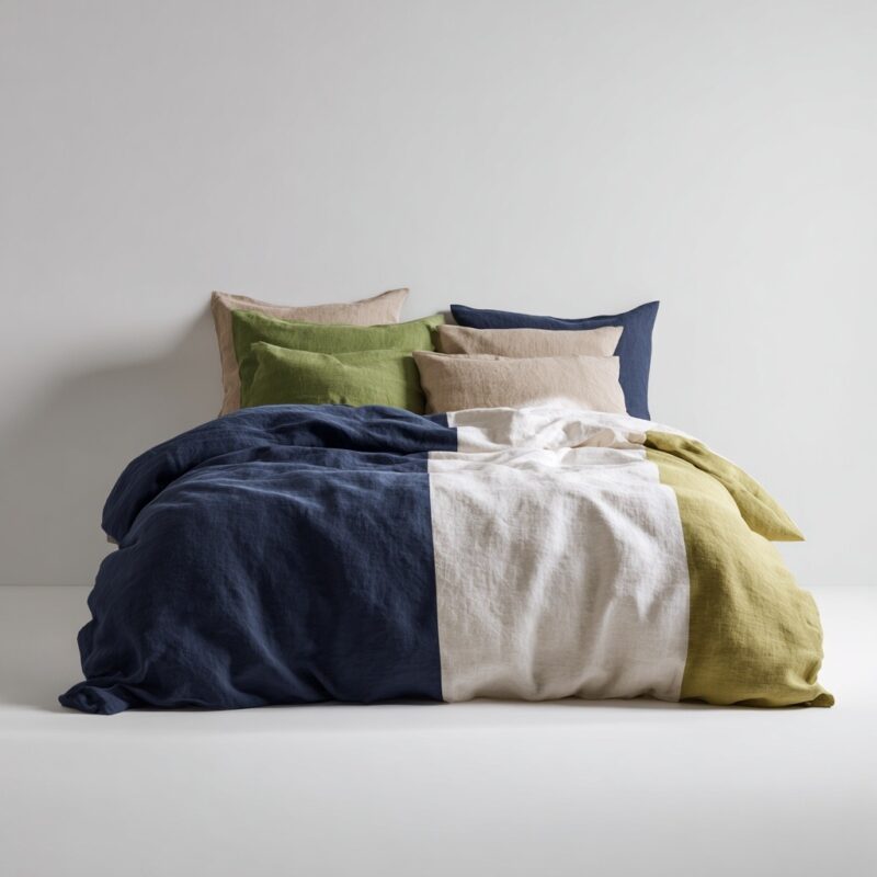 Queen Quilt — folded on a bed