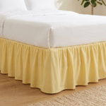 Ruffled Bed Skirt — fitted to a bed base