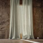Sheer Curtains — hung at a window