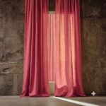 Sheer Linen Curtains — hung at a window