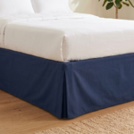 Split Corner Bed Skirt — fitted to a bed base