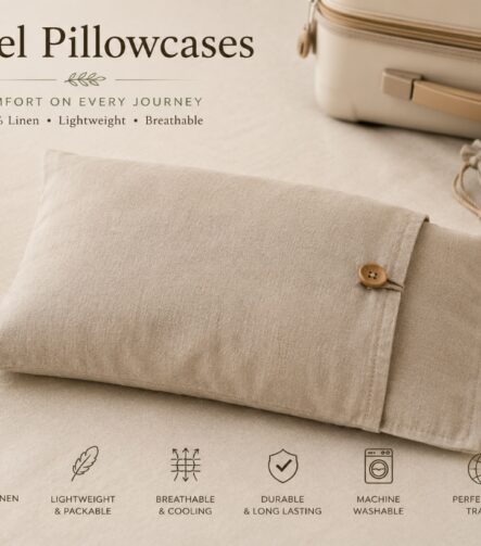 Travel Pillowcases — on bed pillows
