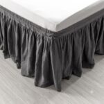 Twin XL Bed Skirt — fitted to a bed base