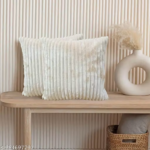 Velvet Pillow Cover — on a sofa