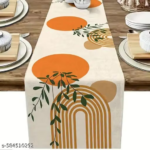 Velvet Table Runner — styled along a dining table