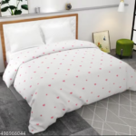 White Duvet Cover King — on a styled bed