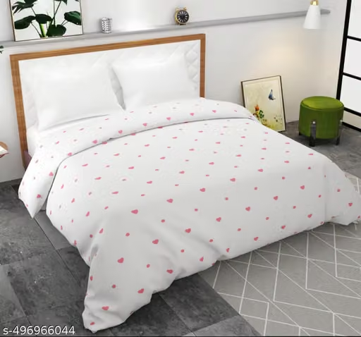 White Duvet Cover King White Duvet Cover King — on a styled bed
