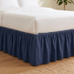 Wrap Around Bed Skirt — fitted to a bed base